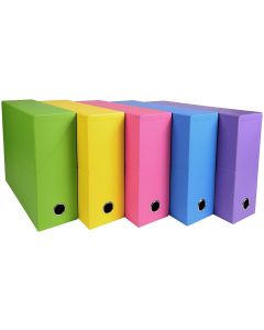 Boîte de classement Salsa - Dos 90 mm - Assortiment : EXACOMPTA Image