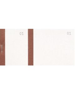 Carnet de bloc vendeur Marron 7038 Tickets Cogir