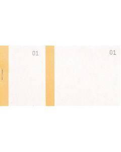 BLOC VENDEUR  Carnet de 1000 tickets Orange de coupon détachable  (7036 - Cogir)