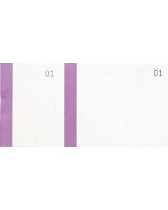 BLOCS VENDEUR : Carnet de 1000 tickets avec coupon détachable - Violet 7037 COGIR