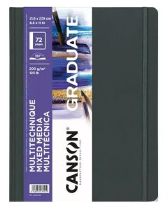 Carnet de dessin - 216 x 279 mm Portrait  : CANSON GRADUATE visuel