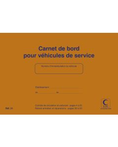 Carnet de bord pour Véhicule de service : ELVE 31