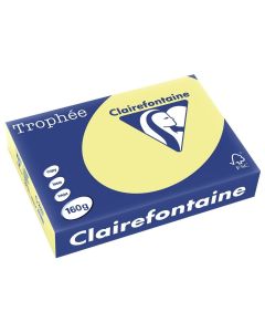 Ramette de papier Trophée de 250 feuilles A4 160g - Jonquille : CLAIREFONTAINE Visuel