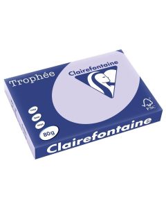 Ramette de papier Trophée de 500 feuilles A3 - Lilas : CLAIREFONTAINE 