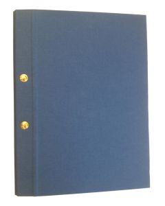 ELVE D91 Reliure d'archives de Notaire - Bleu Classeur à vis