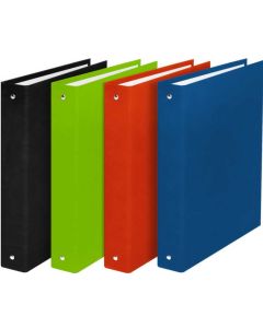 Classeur 4 anneaux balacron - Dos de  40 mm - Assortiment ELBA