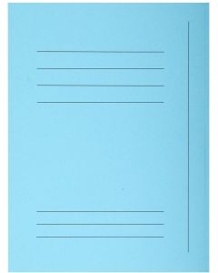 EXACOMPTA  : Chemises imprimées à 3 rabats - Bleu clair (Classement)