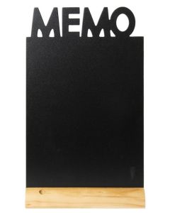 Ardoise de Table - 220 x 350 mm : SECURIT Silhouette : Cuisinier photo