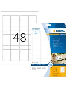 HERMA etiquettes blanches résistantes aux intempéries 45,7 x  21,2 mm 10902