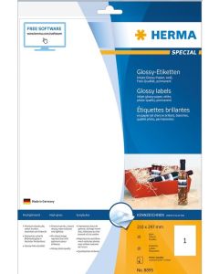 HERMA Étiquettes pour bouteilles 210 x 297 mm 8895 Blanc