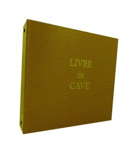 ELVE 603 Livre de cave Jaune Etiquette bouteille de vin