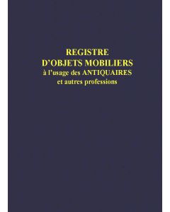 Livre de police obligatoire pour antiquaires, brocanteurs 1413 ELVE