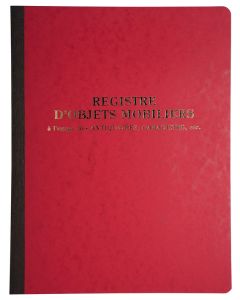 Livre de police - Registre d'objets mobiliers Dauphin 41791D