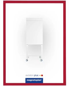 Photo Lot de 5 cadres d'affichage magnétiques - A4 - Rouge : MAGNETOPLAN 1130306