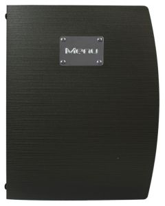 Protège-menus A4 - Noir : SECURIT Rio Menu Image