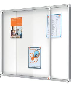 Photo Vitrine - Porte coulissante - 15 feuilles A4 : NOBO 1902609