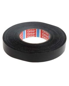 Photo TESA : Ruban adhésif noir en vinyle - 25 mm x 50 m (Rouleau)