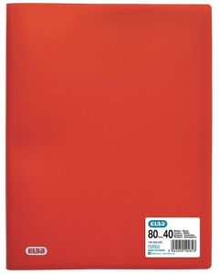 ELBA : Protège-documents de 40 pochettes - Rouge 100206243