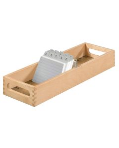 Bac en bois pour fiches - Format A5 - Paysage - 1500 fiches HAN