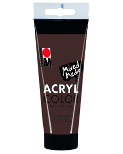 Photo Peinture acrylique mat Marron - MARABU AcrylColor  de 100 ml