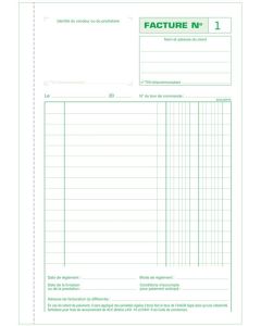 FACTURES Carnet autocopiant Dupli - 210 x 148 mm Facturier Exacompta 13278E