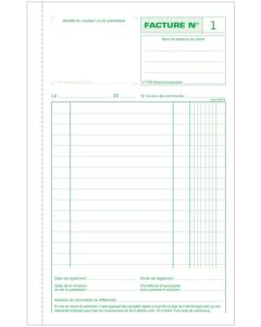 FACTURES 13281E : Manifolds autocopiants Tripli - 210 x 135 mm (Carnet Exacompta)