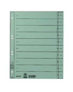 Photo Intercalaires en carton - 240 x 300 mm - Bleu clair : LEITZ Lot de 100 - 1658-00-30