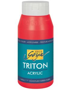 Photo Peinture acrylique Triton Acryl Basic - 750 ml - Rouge cerise C. KREUL  flacon