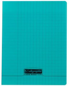 CLAIREFONTAINE 951413C : Cahier Koverbook - POLYPRO - 96 pages à grands carreaux - 170 x 210 mm - vert