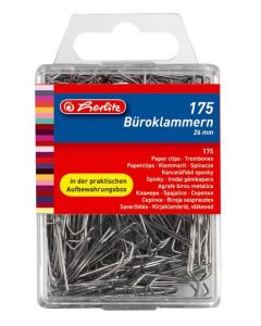 Photo Boite de 175 trombones en métal - 26 mm Petit format