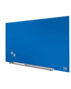 NOBO : Tableau magnétique en verre Bleu  Diamond - 900 x 600 mm 1903847