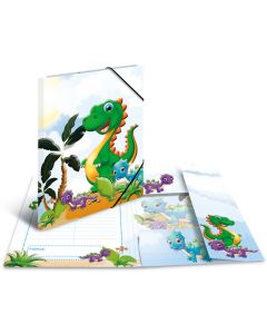 Photo Chemise à 3 rabats - Format A3 - Motifs Dinosaures HERMA Image