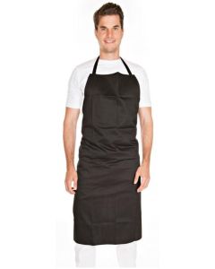 Photo Tablier en coton - Avec bavette - Noir - 950 x 1000 mm HYGOSTAR Image