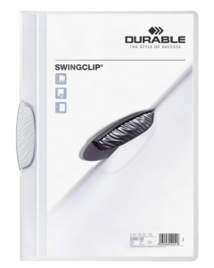 Photo Chemise de présentation A4 à clip - Blanc (DURABLE 2260-02)