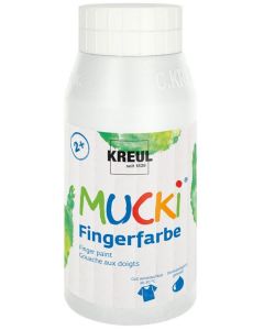Peinture aux doigts MUCKI - 750 ml - Blanc KREUL 23201