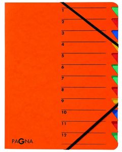 Photo 24131-12  Pagna : Trieur à élastiques 12 compartiments -  Orange