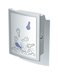 Photo Armoire murale pour clés INDEX - 63 clés - Gris : HAN 4023-11