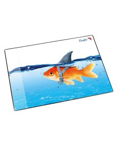 Image Sous-mains de bureau - 400 x 530 mm - Requin doré LAUFER