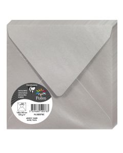 Photo Enveloppe POLLEN Argent Format  140 x 140 mm 50078C