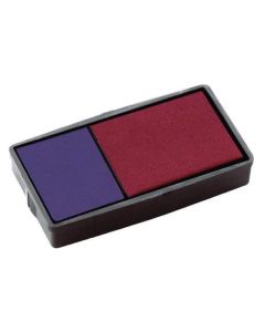 Photo TRODAT : Lot de 2 cassettes pour Print Dater 6/4912/2 - Bleu / Rouge