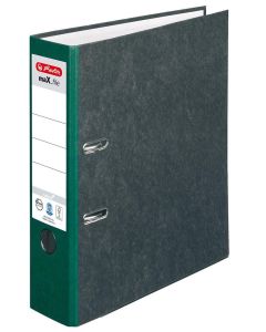 Photo Classeur à levier - Dos de 80 mm couleur Vert : HERLITZ Max.file 5171509