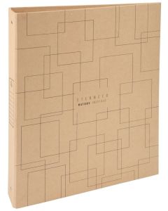 Photo Classeur rigide à 4 anneaux - Dos 40 mm - Motifs géométriques EXACOMPTA Eterneco