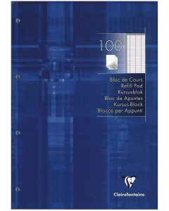 11791C : Lot de 500 pages - Copies simples perforées Séyès - 210 x 297 mm