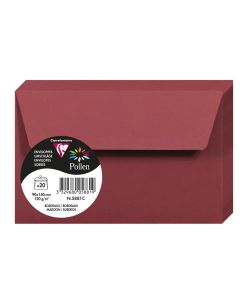 Photo Enveloppe POLLEN Bordeaux Format  90 x 140 mm 5881C