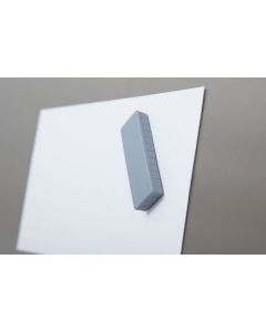 Photo MAUL : Lot de 10 aimants rectangulaires - 54 x 19 mm - Gris