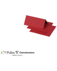 Photo POLLEN Porte-nom rouge groseille 85 x 80 mm 75025C Clairefontaine