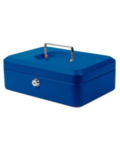 Photo Caisse à monnaie - Bleu - 250 x 180 x 90 mm : PAVO 7300180