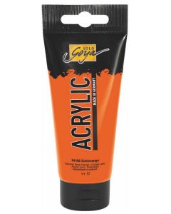 Photo Peinture acrylique Orange pur Tube de 100 ml : KREUL Solo Goya Acrylic 84106