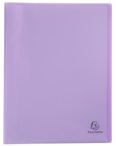 Photo Protège-Documents de 80 Vues - Mauve EXACOMPTA Chromaline Pastel