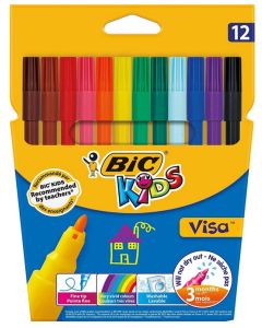 Photo Etui de 12 feutres - Visa - Assortiment BIC KIDS Image